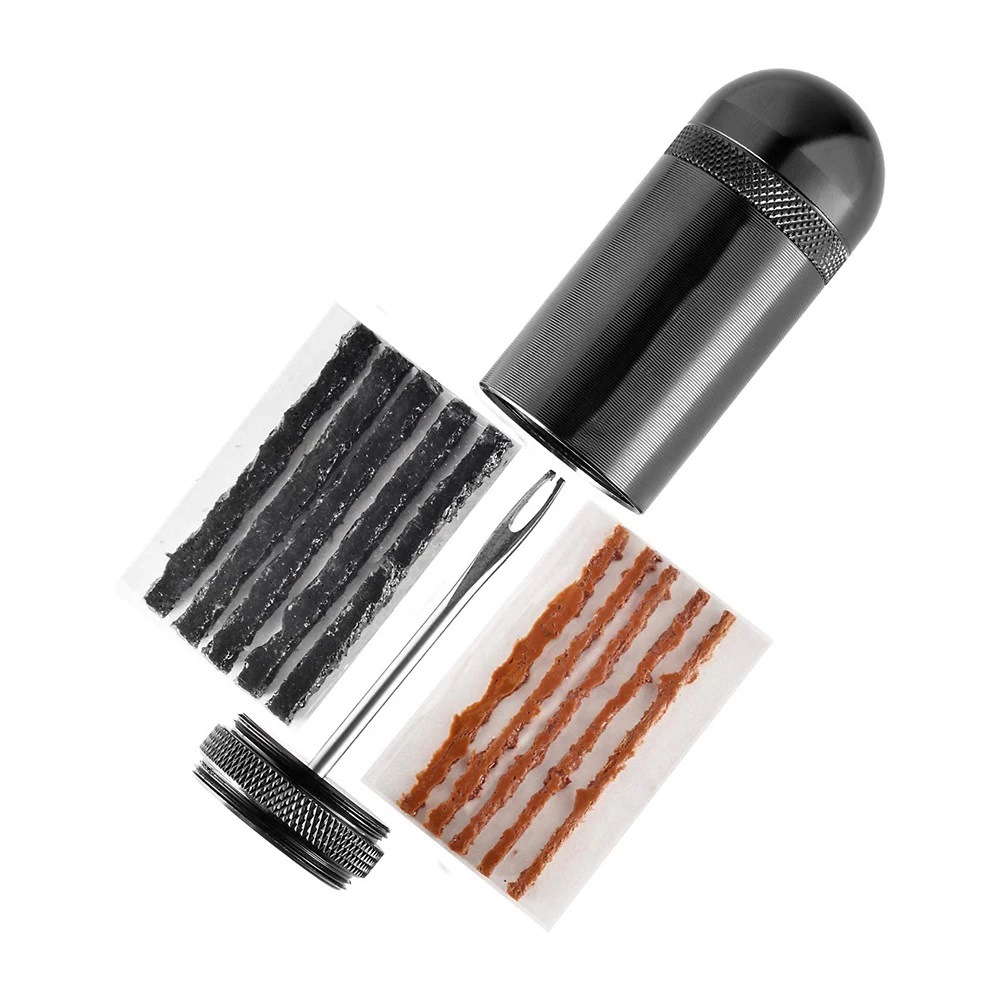 Bike Tube Repair Kit - ชุดซ่อมยางจักรยานแบบไม่มียางในแบบพกพาพร้อมแถบยางสำหรับกรณีฉุกเฉินในการขี่จักรยานบนถนน MTB