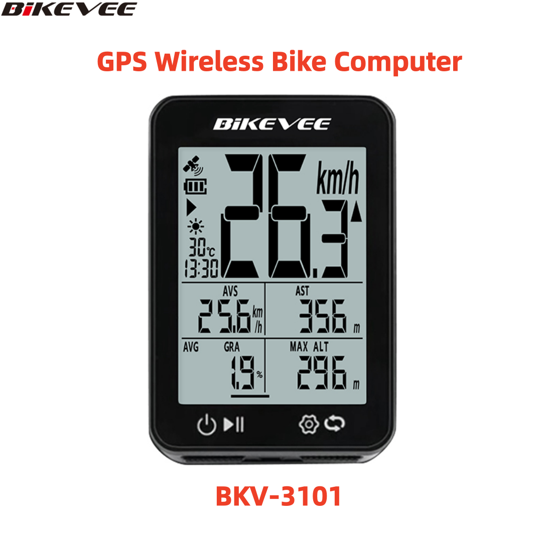Cycling Gear Holder - ใหม่ไร้สายจักรยานคอมพิวเตอร์ USB-C ชาร์จกันน้ํา GPS Speedometer เครื่องวัดระยะทางจักรยานคอมพิวเตอร์