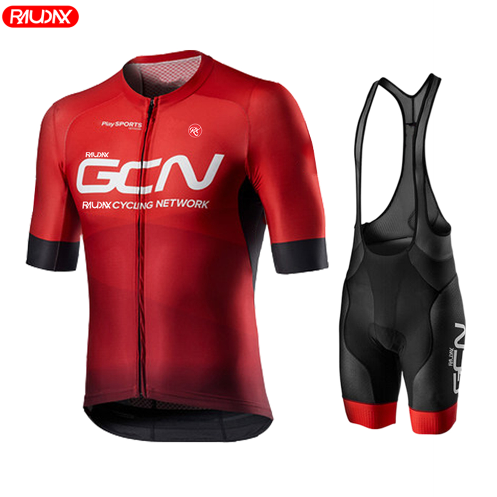 Cycling Gear Outfit - 2026 Raudax Gcn เสื้อเจอร์ซีย์แขนสั้นฤดูร้อนระบายอากาศได้ดีชุดจักรยานเสือหมอบเสื้อจักรยานผู้ชายชุดปั่นจักรยานโรปา ซิคลิสโม่