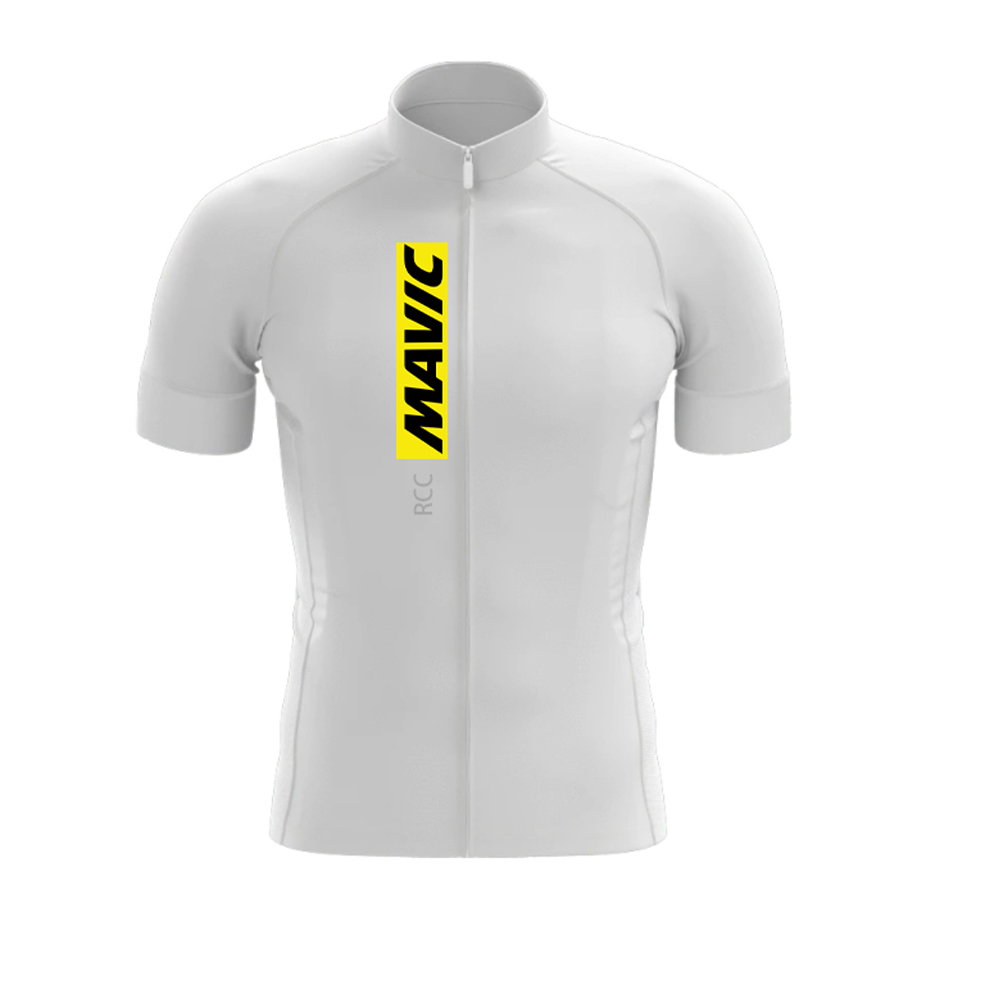 Triathlon Cycling Kit - 2024 Mavic ชุดเสื้อเจอร์ซีย์นักปั่นจักรยานเสือภูเขาแขนสั้นระบายอากาศเสื้อขี่จักรยานเสื้อเจอร์ซีย์ไตรกีฬา