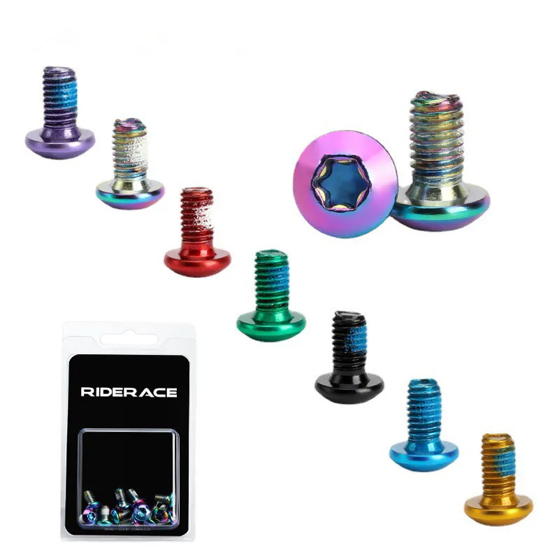 Xc Mtb Gear - ชุดน็อตยึดจานดิสก์เบรกจักรยาน 12 ชิ้น แบบ Torx T25