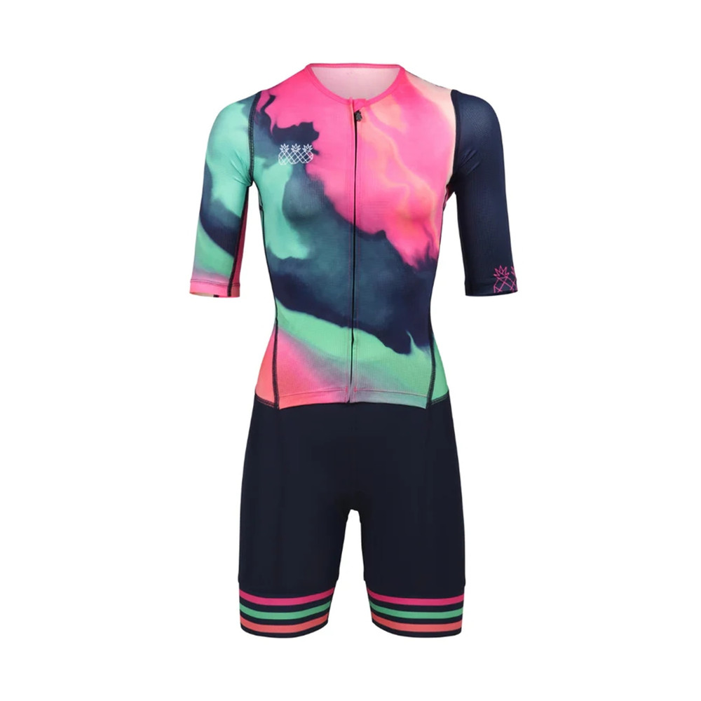 ชุดไตรกีฬาสำหรับผู้หญิงฤดูร้อน - Triathlon Cycling Kit บทวิจารณ์และราคา