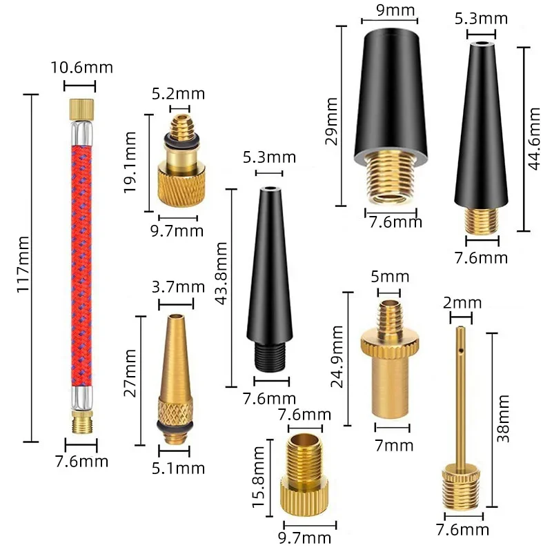 ชุดอุปกรณ์เติมลมยางจักรยาน 21/ - Bike Tube Repair Kit บทวิจารณ์และราคา
