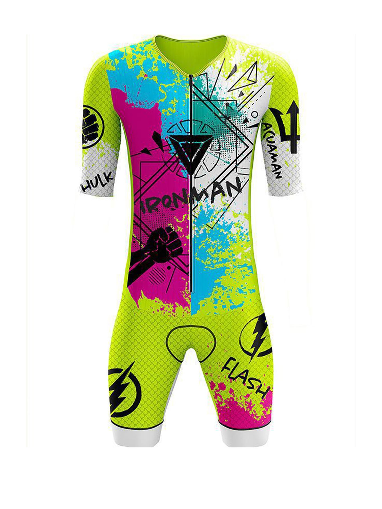 ชุดไตรกีฬาสำหรับผู้ชาย เสื้อเจ - Triathlon Cycling Kit บทวิจารณ์และราคา