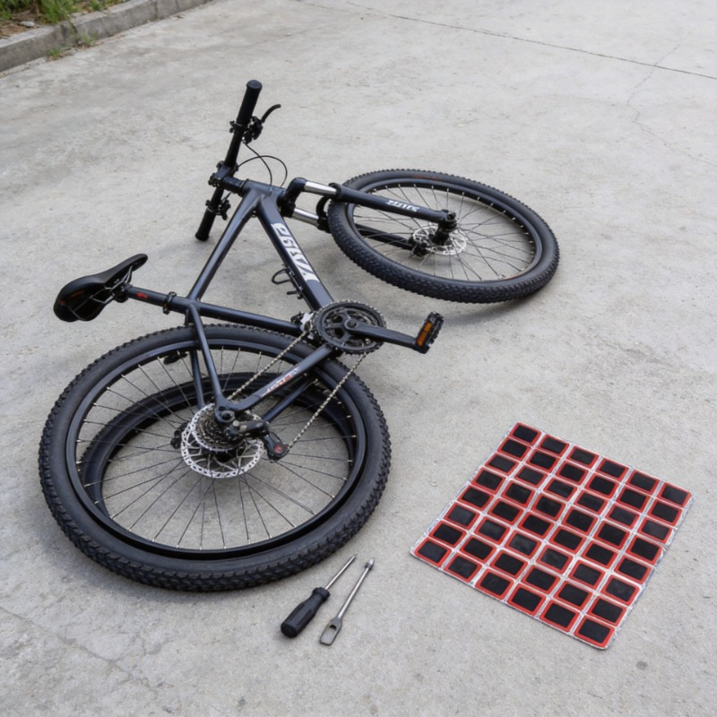 แผ่นปะยางจักรยานขนาด 25 มม. ชุ - Bike Tube Repair Kit บทวิจารณ์และราคา