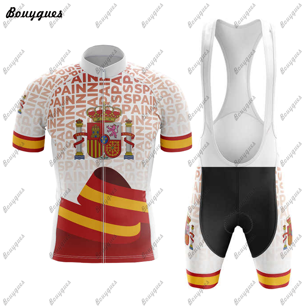 สเปนพรีเมี่ยมสไตล์เสื้อเจอร์ซี - Cycling Gear Outfit บทวิจารณ์และราคา