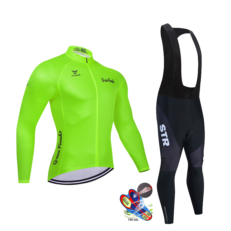 ฤดูใบไม้ร่วงสีดําชุดขี่จักรยาน - Cycling Gear Outfit บทวิจารณ์และราคา