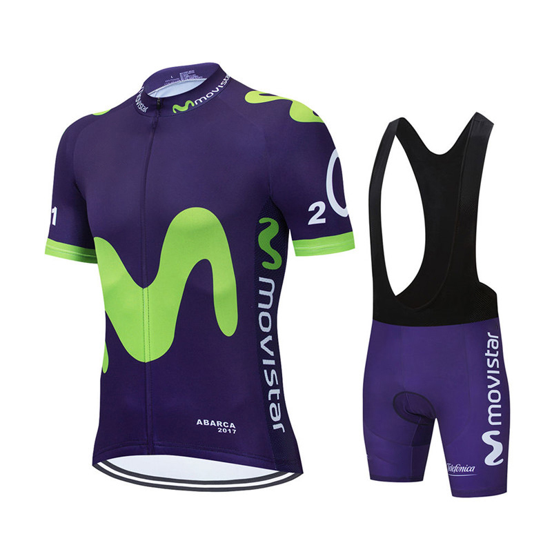 ฤดูร้อนใหม่ Movistar ทีมชุดขี่ - Cycling Gear Outfit บทวิจารณ์และราคา