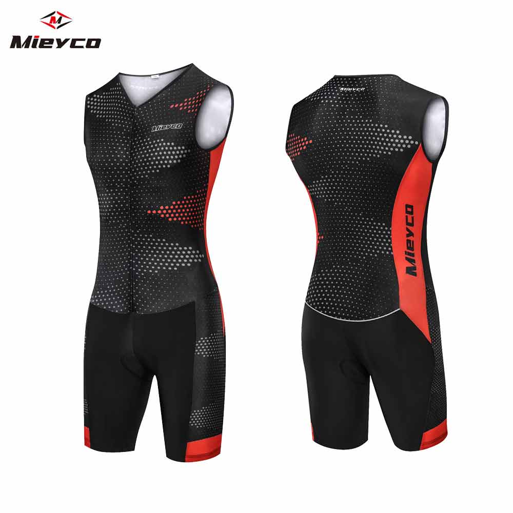 ชุดแข่งจักรยานแบบไร้แขนสำหรับผ - Triathlon Cycling Kit บทวิจารณ์และราคา