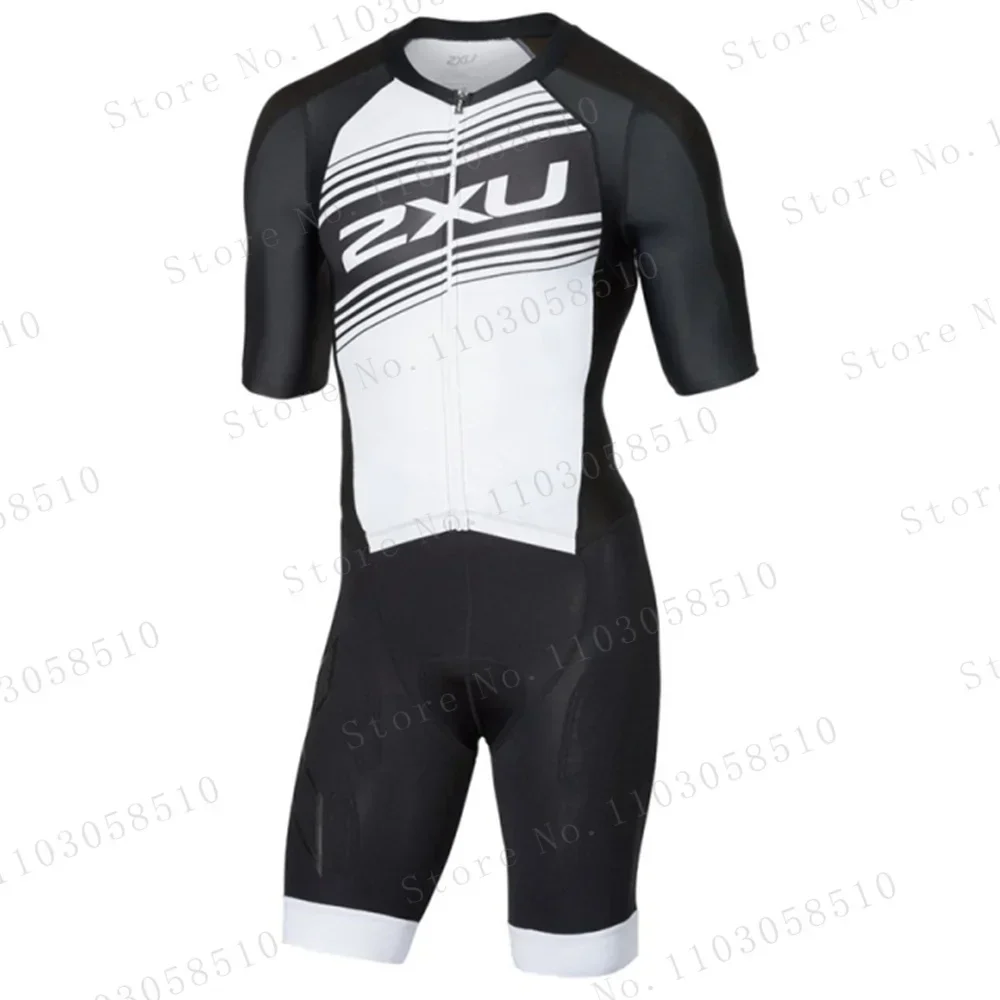 Zxuful สีดําสีขาวชุดไตรกีฬาผู้ - Triathlon Cycling Kit บทวิจารณ์และราคา