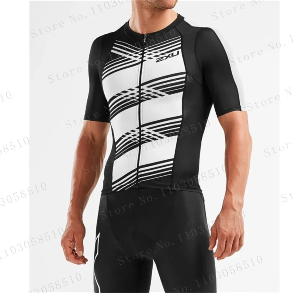 Zxuful สีดําสีขาวชุดไตรกีฬาผู้ - Triathlon Cycling Kit บทวิจารณ์และราคา